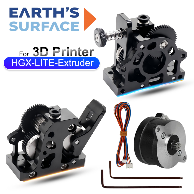 Direct Drive Dual Gear Extruder High Speed - มอเตอร์ขับเคลื่อนตรงความเร็วสูง HGX LITE Dual Gear Hard