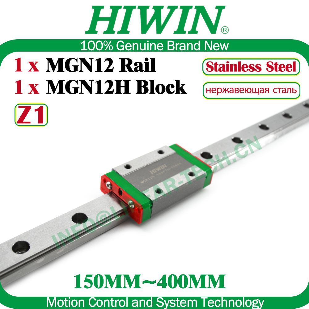 Linear Rail Mgn12H Set - HIWIN สแตนเลส MGN12H Z1 โหลด MGN12