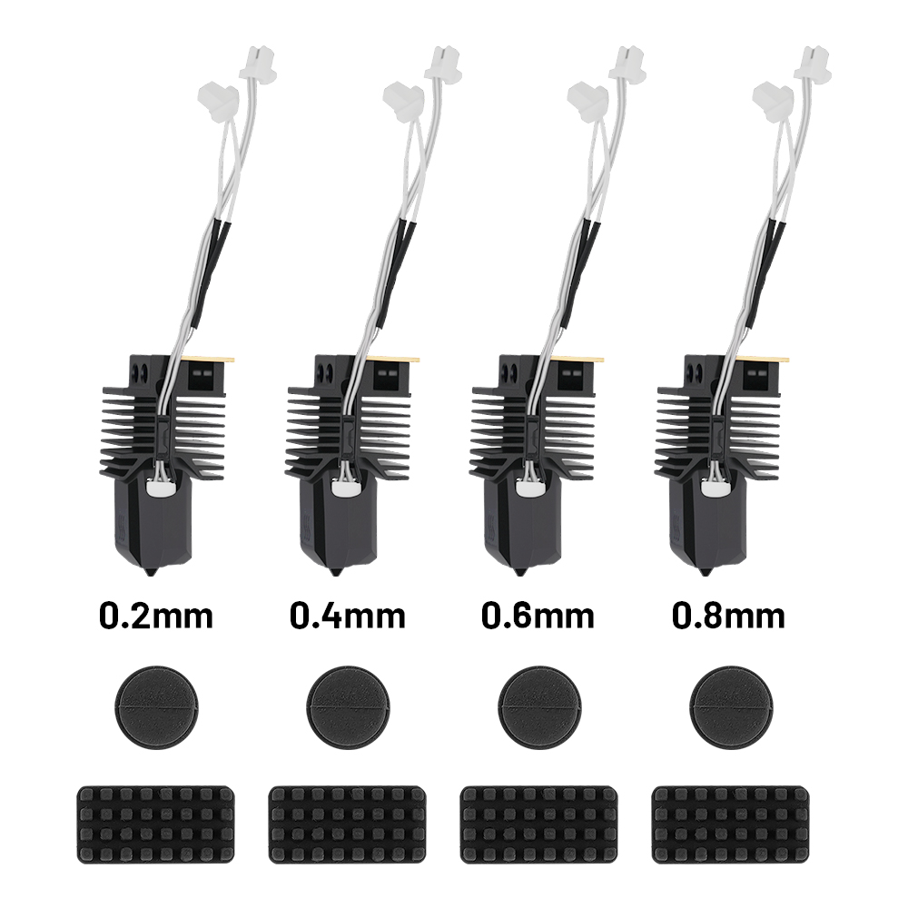 High Flow Ceramic Hotend - สำหรับ Snapmaker U1 ชุดบล็อกทำความร้อนเซรามิก 24V 48W