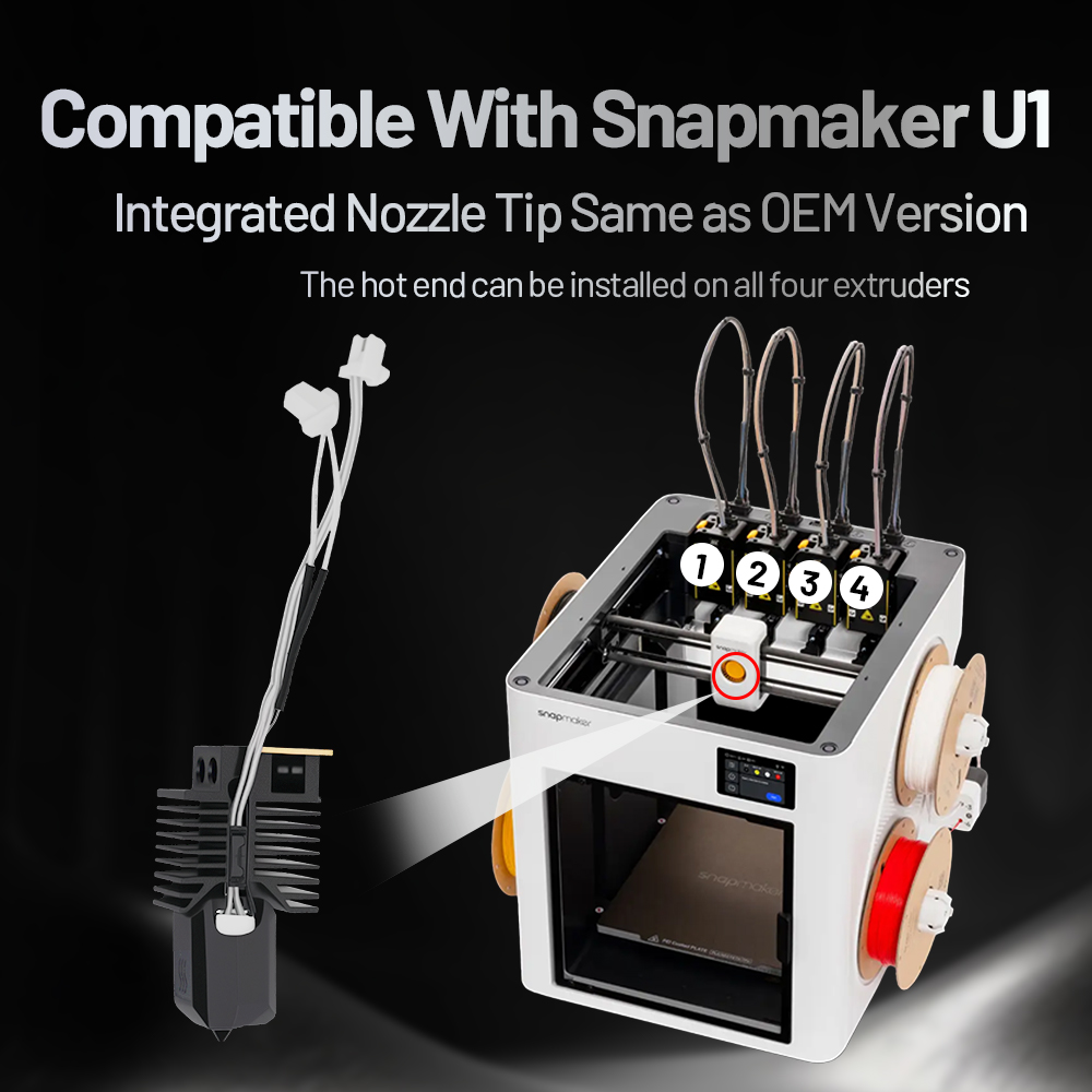 สำหรับ Snapmaker U1 ชุดบล็อกทำ - High Flow Ceramic Hotend บทวิจารณ์และราคา
