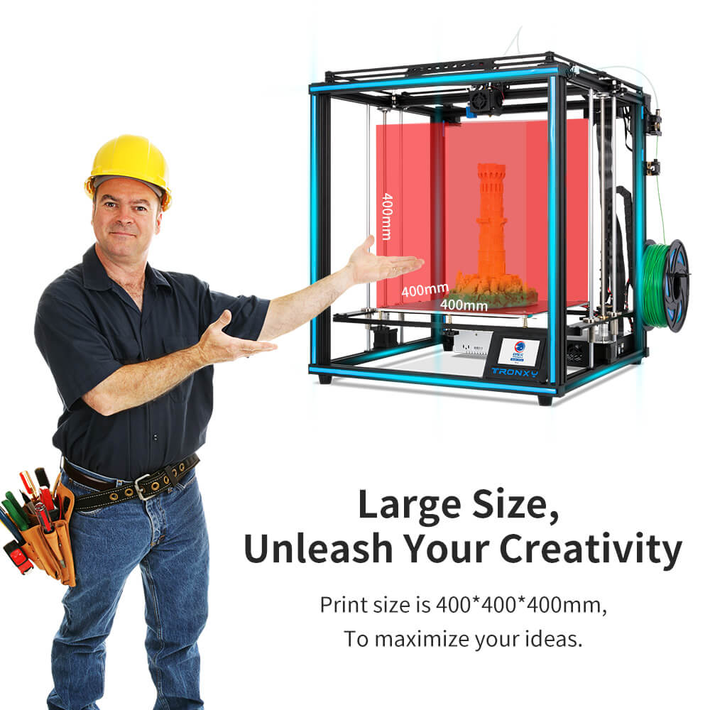Tronxy X5SA impressora เครื่อง - Corexy 3D Printer Kit บทวิจารณ์และราคา