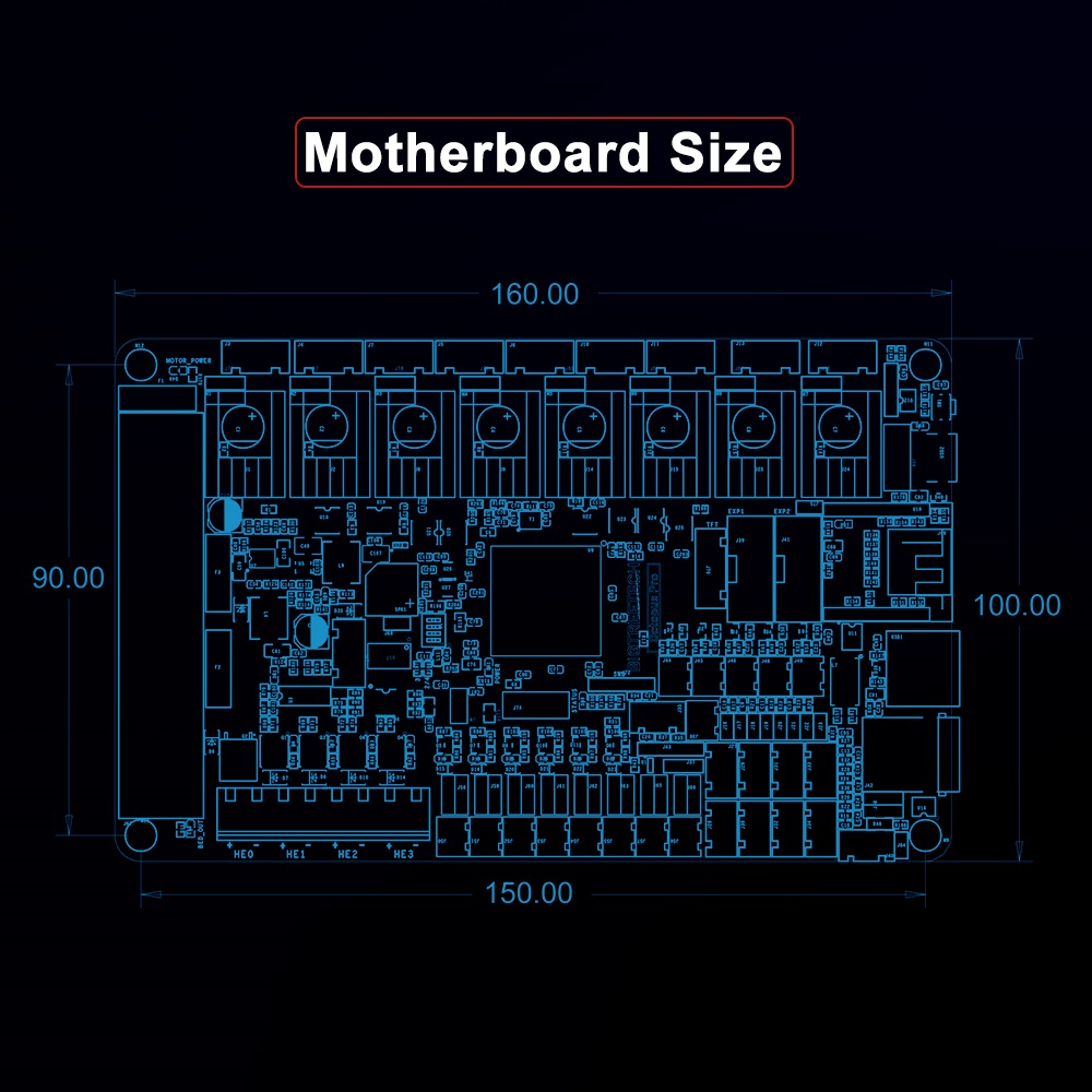 Bigtreetech เมนบอร์ดเครื่องพิม - Octopus Pro V1.1 Motherboard บทวิจารณ์และราคา