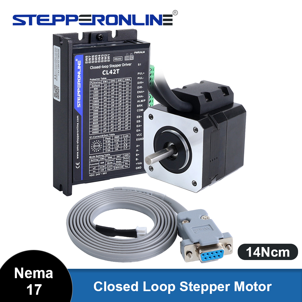 STEPPERONLINE Nema 17 ปิด Loop - Closed Loop Stepper Motor Nema 17 บทวิจารณ์และราคา